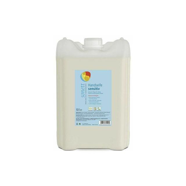 Sapun lichid - gel de dus ecologic Sensitive 10l, Sonett