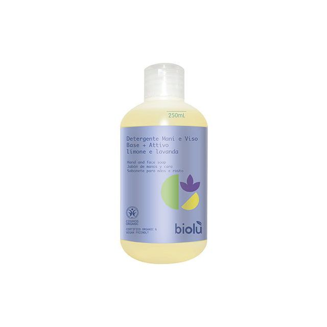 Sapun lichid cu lamaie si lavanda bio 250ml, Biolu