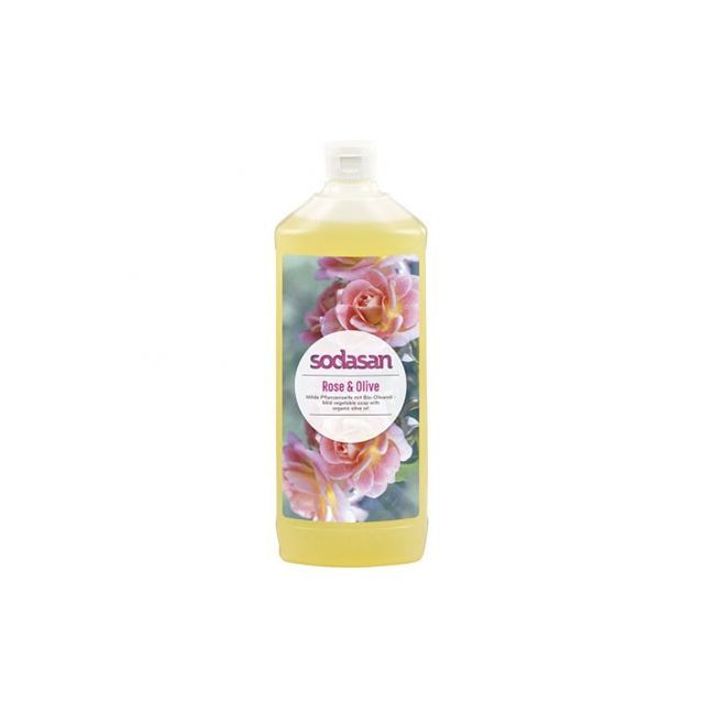 Sapun lichid/gel de dus ecologic Trandafiri - Masline 1l, Sodasan