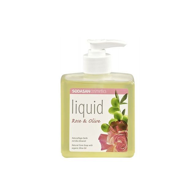 Sapun lichid/gel de dus ecologic Trandafiri - Masline 300ml, Sodasan