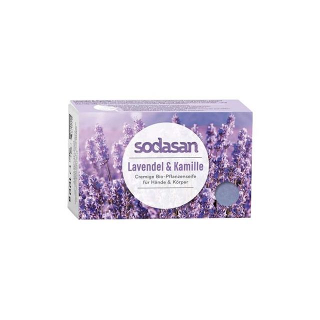 Sapun Crema Bio Lavanda si Musetel 100g, Sodasan