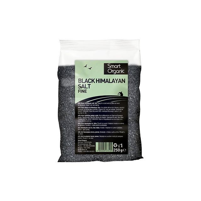 Sare neagra de Himalaya fina 250g, Smart Organic