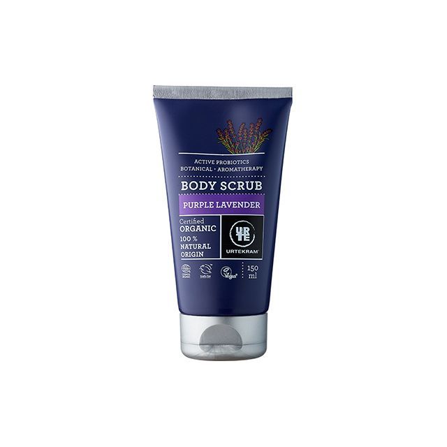 Scrub de corp bio cu lavanda si probiotice 150ml, Urtekram