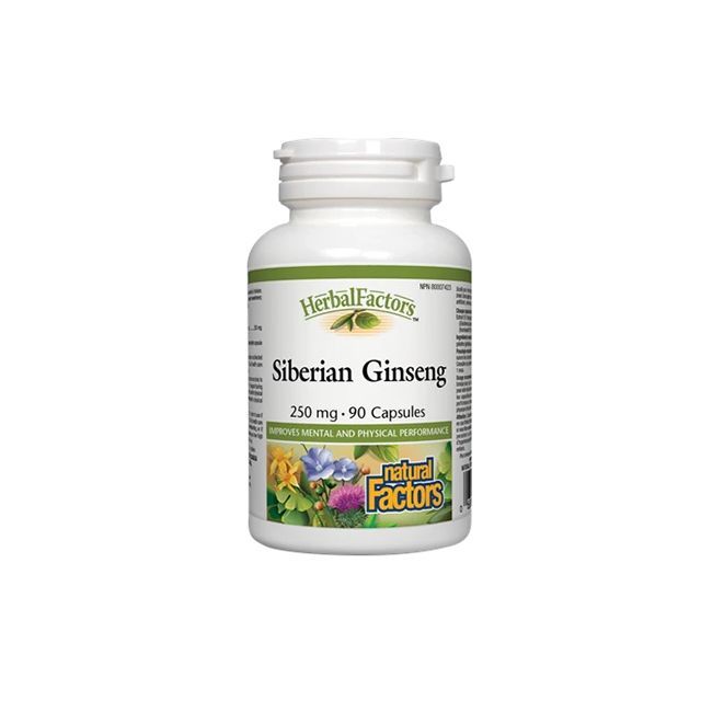 Siberian Ginseng (Tigru) 250mg 90 cps, Natural Factors