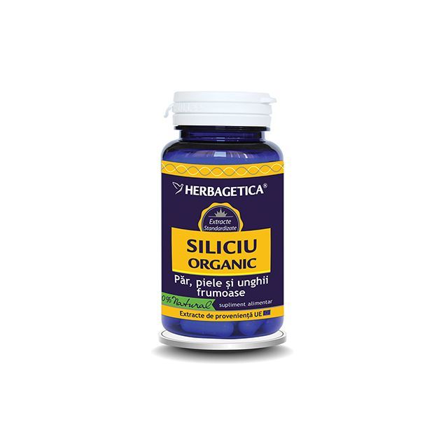 Siliciu Organic 30 cps , Herbagetica