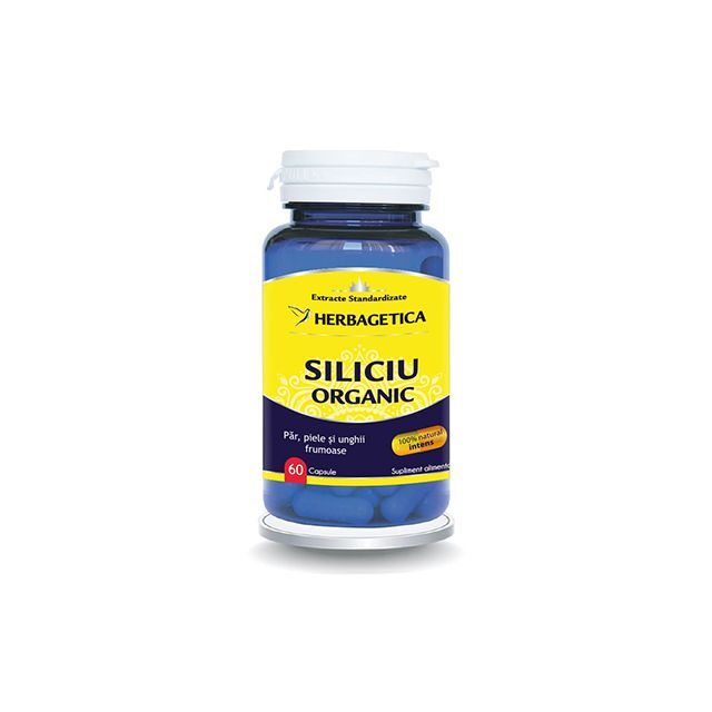 Siliciu Organic 60 cps, Herbagetica