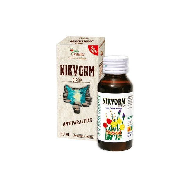 Nikvorm sirop 60ml, Bio Vitality