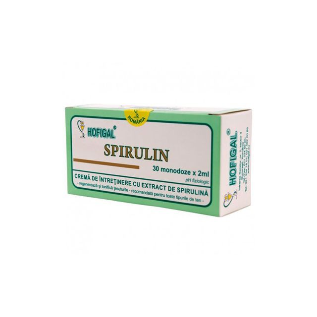 Spirulin crema 30 monodoze, Hofigal