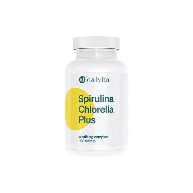 Spirulina-Chlorella Plus 100 tbl, Calivita