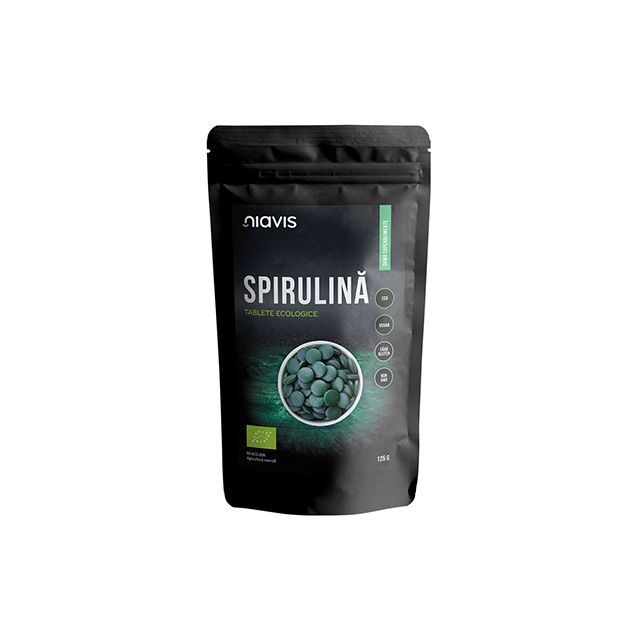 Spirulina Tablete Ecologice/Bio 125g, Niavis 