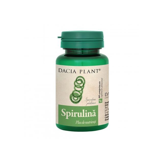 Spirulina 60 cpr, Dacia Plant