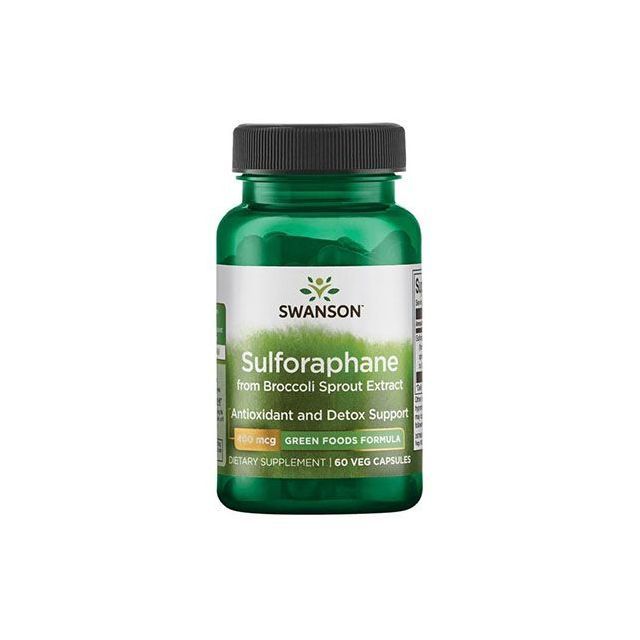 Sulforaphane din Broccoli 400mcg 60 cps, Swanson