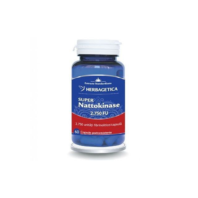 Super Nattokinase 2.750 FU 60 cps, Herbagetica