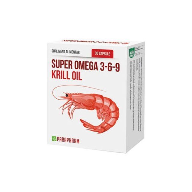 Super Omega 3-6-9 Krill Oil 30 cps, Parapharm