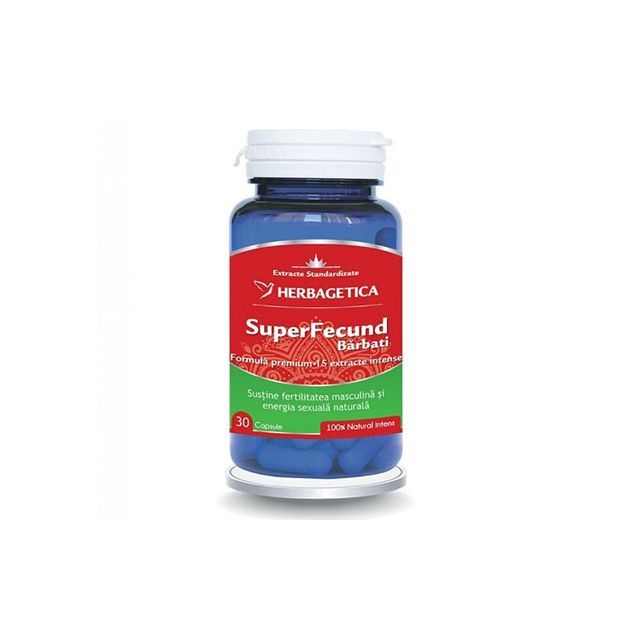 SuperFecund Barbati 30 cps, Herbagetica