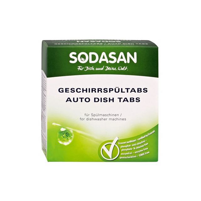 Tablete ecologice pentru masina de spalat vase 625g (25x25g), Sodasan