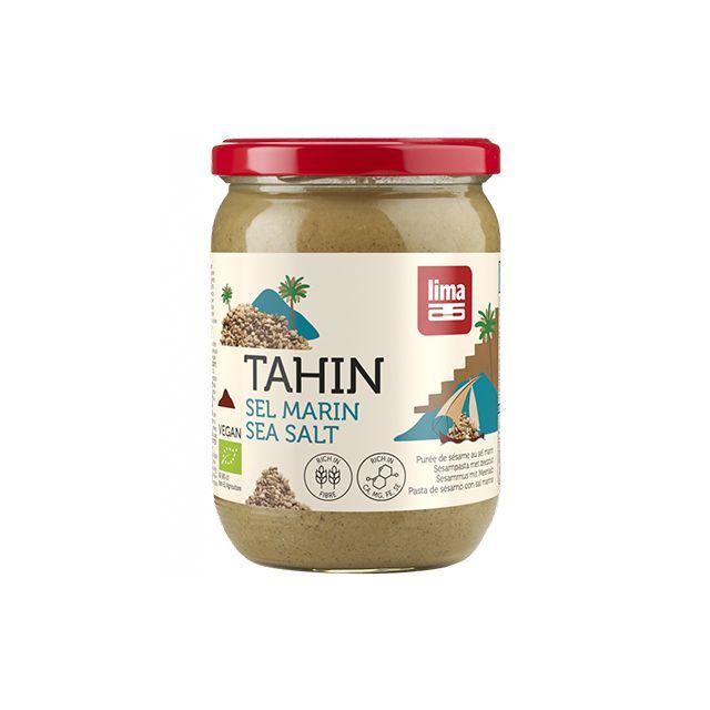 Tahini din susan integral cu sare de mare bio 500g, Lima