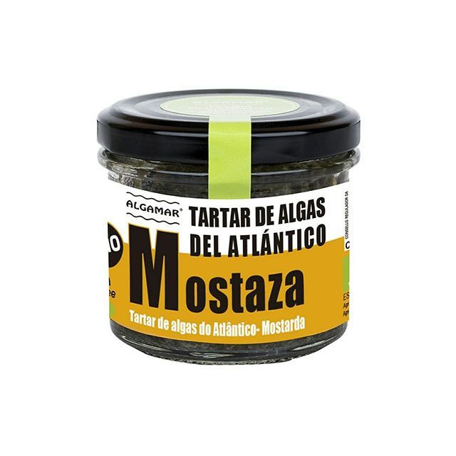 Tartar de alge marine cu mustar bio 100g, Algamar