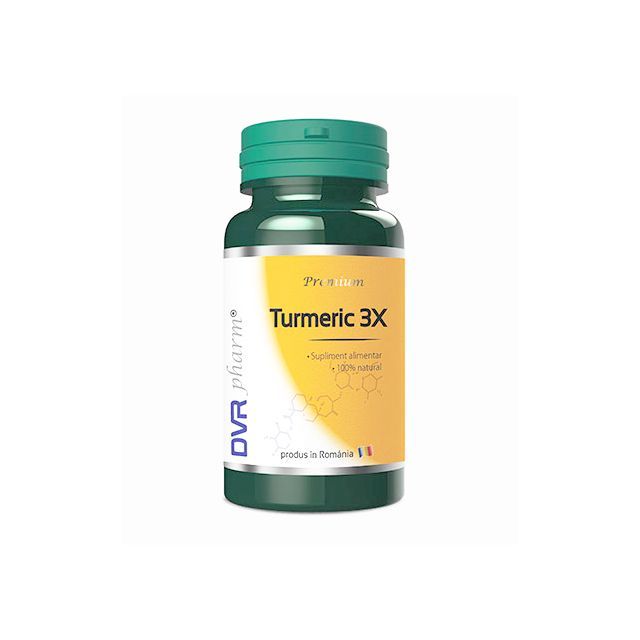 Turmeric 3X 60 cps, DVR Pharm