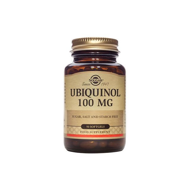 Ubiquinol 100mg 50 softgels, Solgar