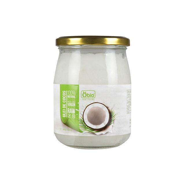 Ulei de cocos virgin raw bio 500ml, Obio