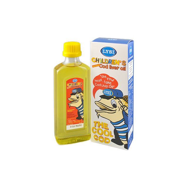 Ulei din ficat de cod pentru copii 240ml, Lysi