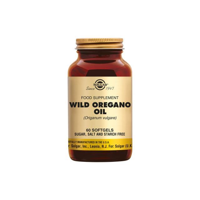 Wild Oregano Oil (Ulei de oregano salbatic) 60 softgel, Solgar