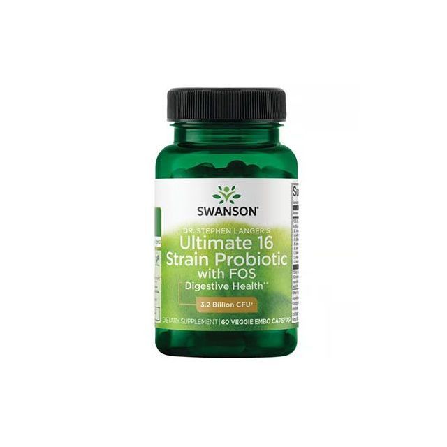 Ultimate Probiotic 16 tulpini cu FOS 60 cps, Swanson