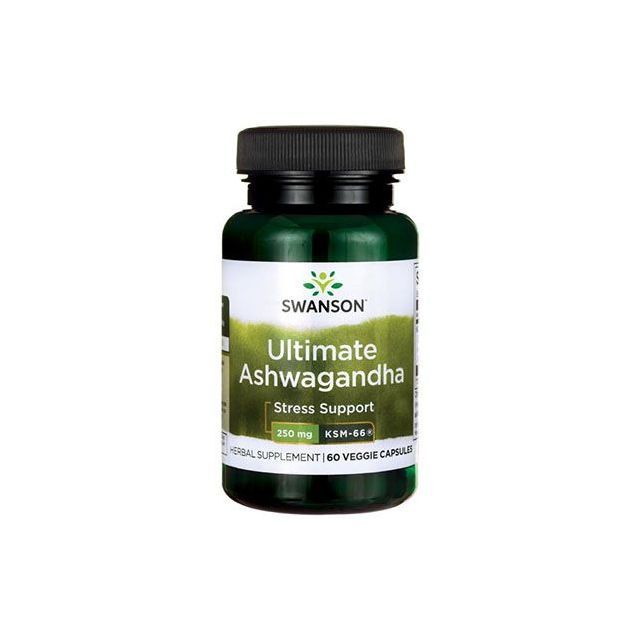 Ashwagandha Extract Ultimate KSM-66 250mg 60 cps, Swanson