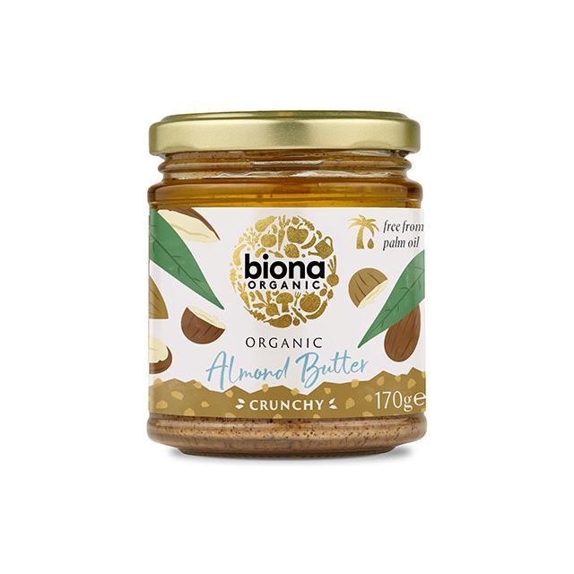 Crema de migdale crunchy bio 170g, Biona