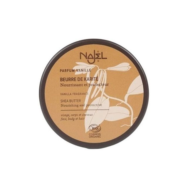 Unt de shea organic cu aroma de vanilie 100g, Najel