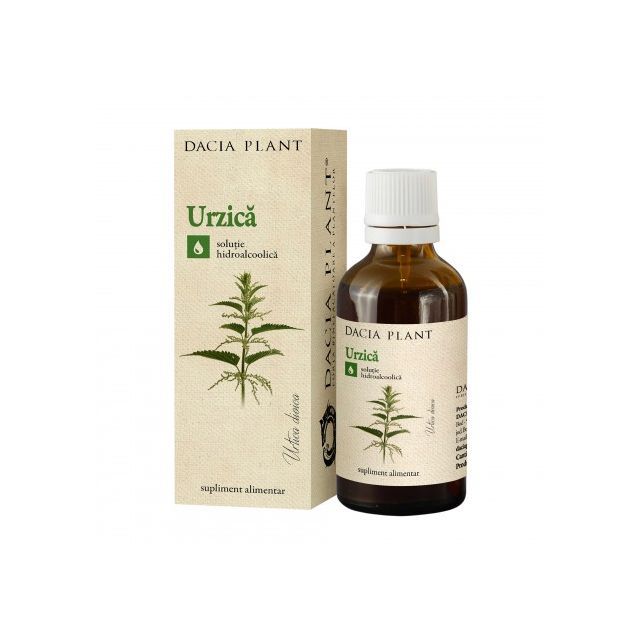 Urzica tinctura 50ml, Dacia Plant