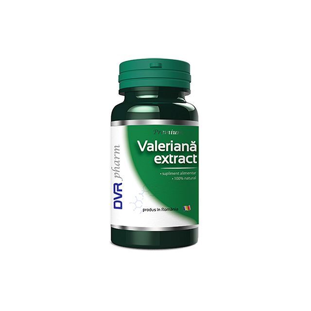 Valeriana extract 60 cps, DVR Pharm