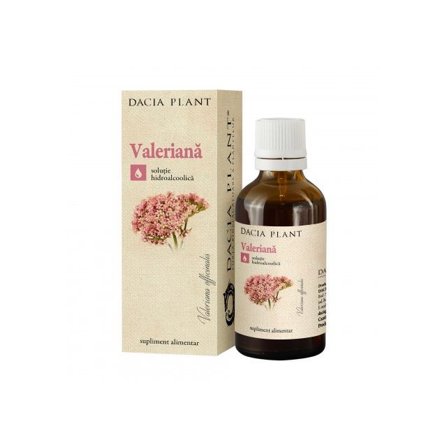 Valeriana tinctura 50ml, Dacia Plant