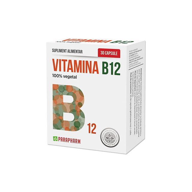 Vitamina B12 30 cps, Parapharm