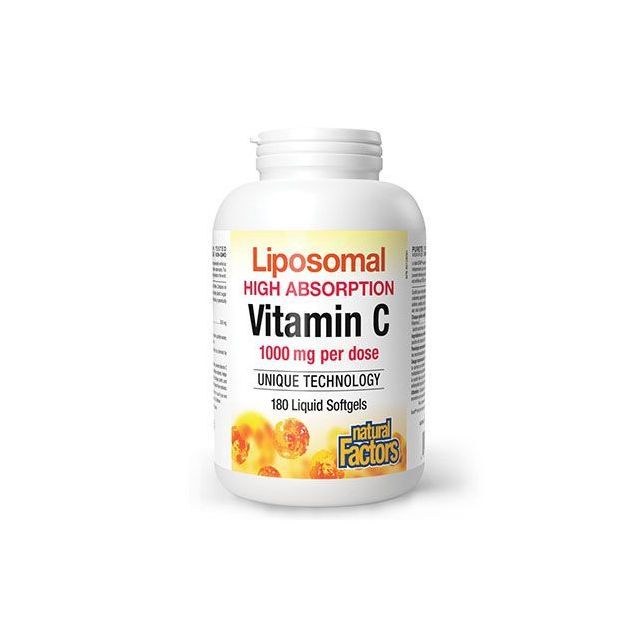 Vitamina C Lipozomala 180 cps moi, Natural Factors