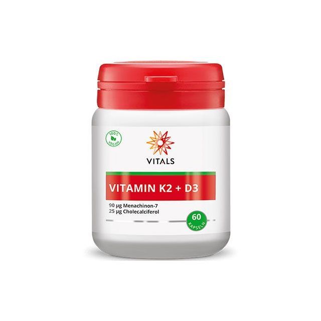 Vitamina K2 + D3 60 cps, Vitals