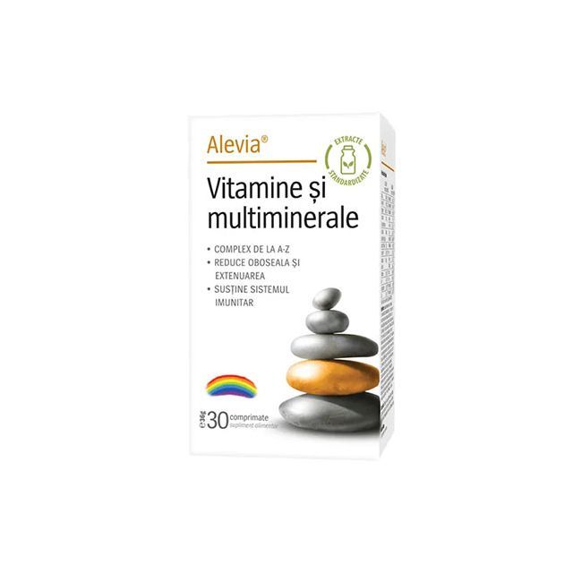 Vitamine si multiminerale 30 cpr, Alevia