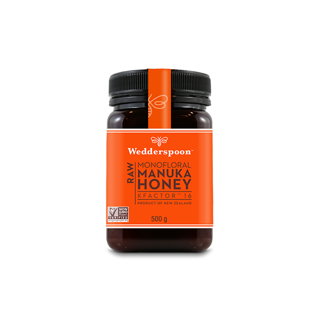 Miere de Manuka KFactor 16 Raw 500g, Wedderspoon