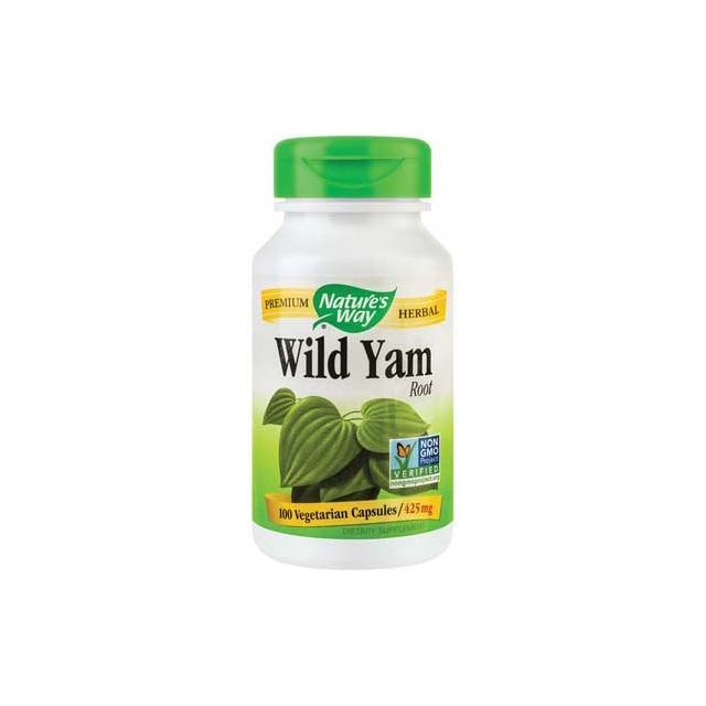 Wild Yam 425mg 100 cps, Nature's Way