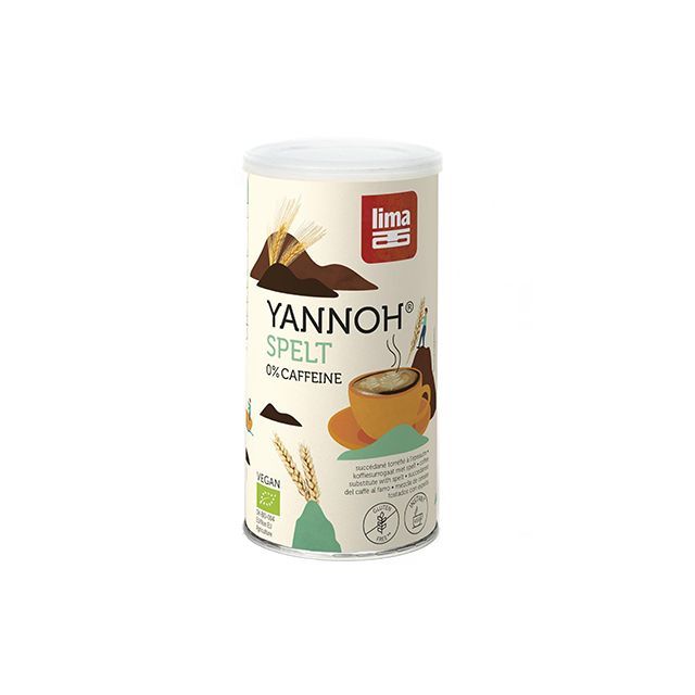 Bautura din cereale Yannoh Instant cu spelta bio 90g, Lima