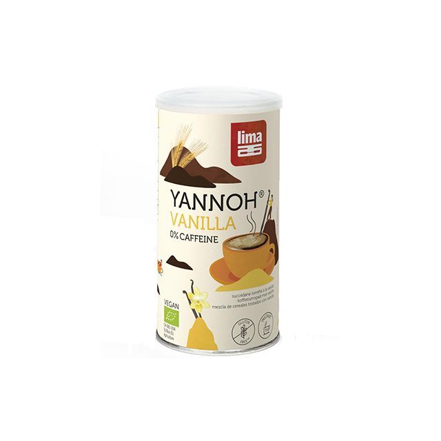 Bautura din cereale Yannoh Instant cu vanilie bio 150g, Lima