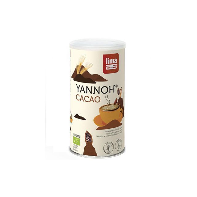 Bautura din cereale Yannoh Instant cu cacao bio 175g, Lima