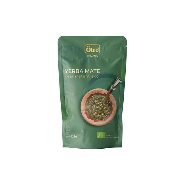 Ceai yerba mate instant bio 125g, Obio