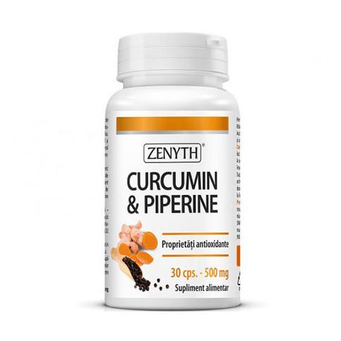 Curcumin & Piperine 500g 30 cps, Zenyth
