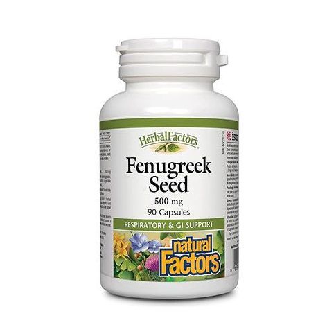 Fenugreek - Schinduf 500mg 90 cps, Natural Factors
