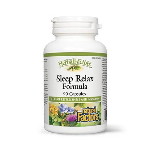 Formula Sleep Relax 90 cps, Natural Factors