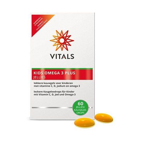 Kids Omega 3 Plus 60 jeleuri masticabile, Vitals