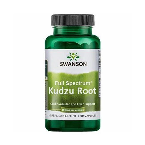 Full Spectrum Kudzu Root 500mg 60 cps, Swanson