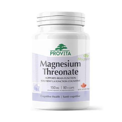 Treonat de Magneziu (Magnesium Threonate) 90 cps, Provita Nutrition